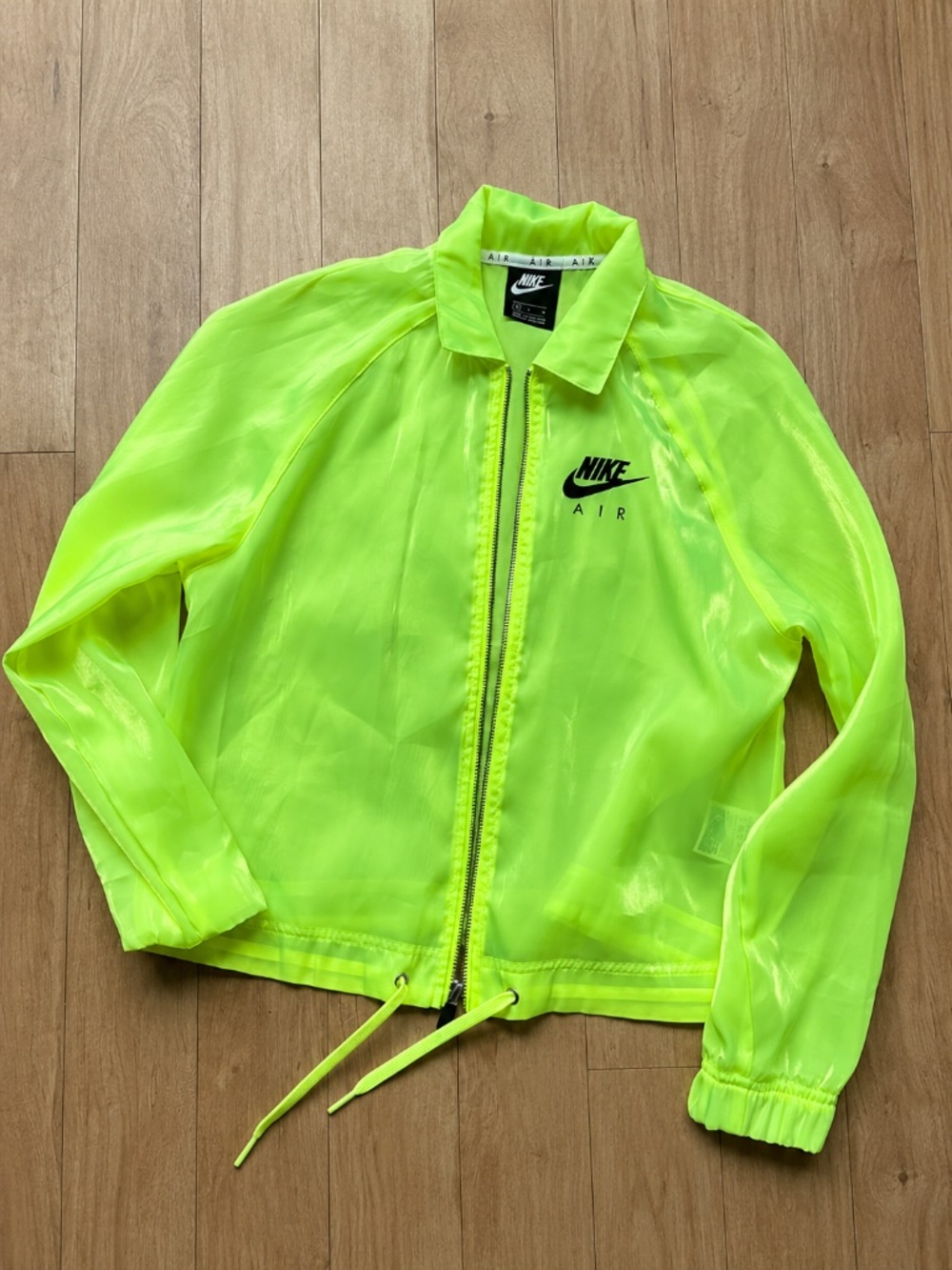 Nike AIR Coach Jacket Fluorescence Yellow Size S